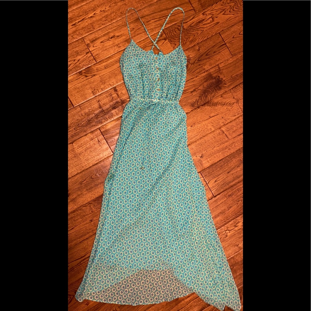 Juicy couture Maxi Dress. XS.  Gorgeous color, makes your skin look vibrant